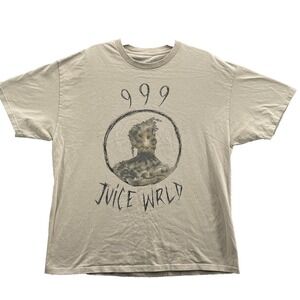 Juice WRLD 999 Club T-Shirt XXL Rapper Hip Hop 90s Streetwear Band Tee Y2k Skate